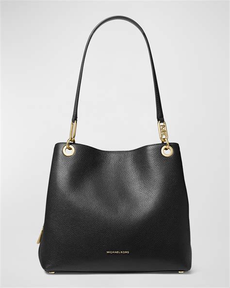 michael kors brandy color purse|Michael Kors leather tote.